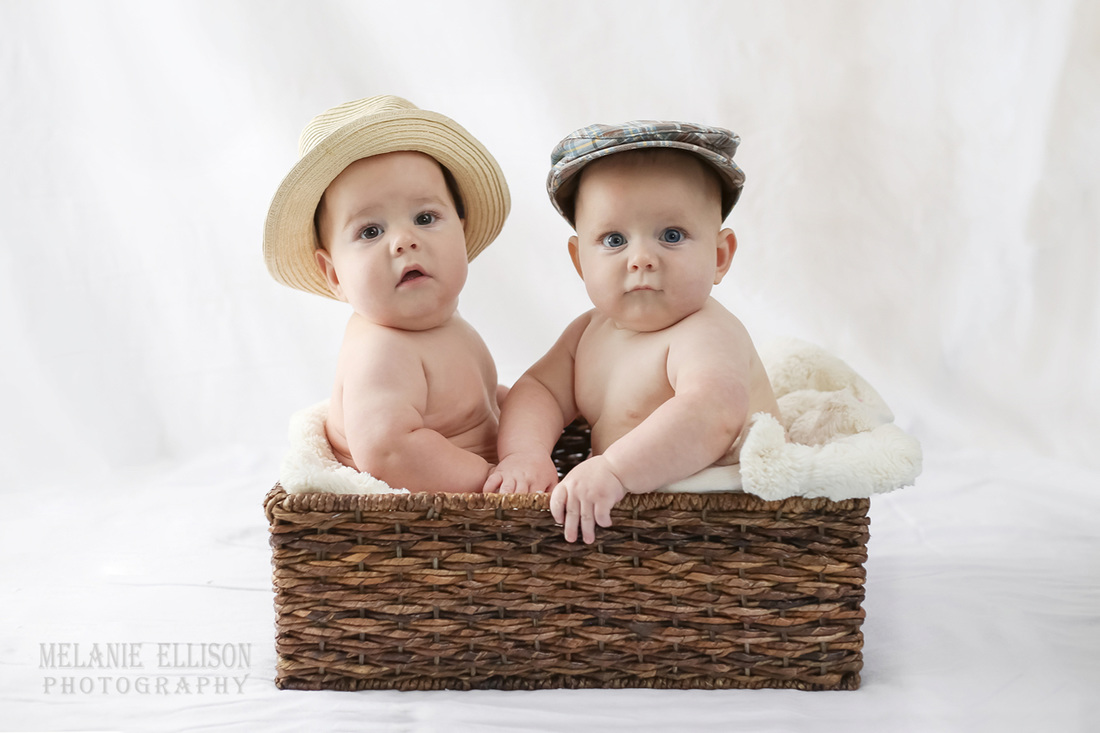 Triplets Six Month Photoshoot Devoted Hands Doula